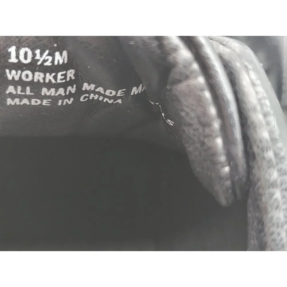 Van Heusen Flex Non Slip Mens Memory Foam Black‎ Shoes Size 10.5